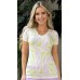  034275 - Blusa Ramany Estampada Geométrico Suave 